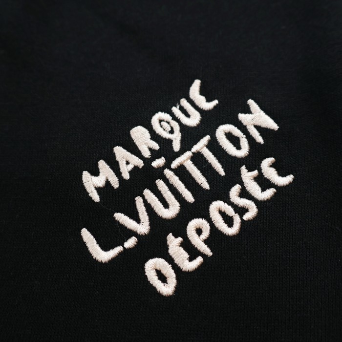 LOUIS VUITTON Cotton Jersey College Shorts - Luxury Black