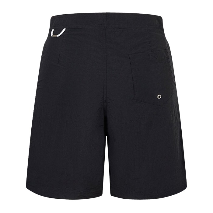 CELINE TRIOMPHE SWIM SHORTS IN NYLON - BLACK