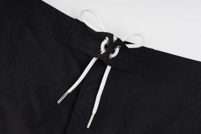 CELINE TRIOMPHE SWIM SHORTS IN NYLON - BLACK