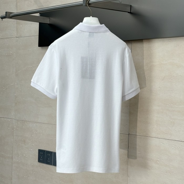 Burberry Cotton Polo Shirt in Coal blue - Men