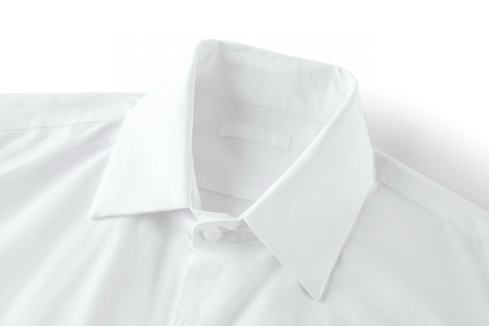 Prada triangle-logo Cotton Shirt  White