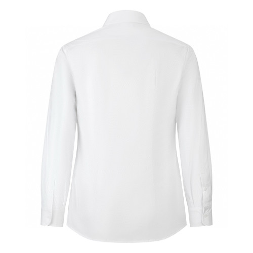 Prada triangle-logo Cotton Shirt  White