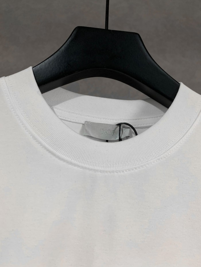 Dior Graffiti LOGO Short Sleeve T-shirt