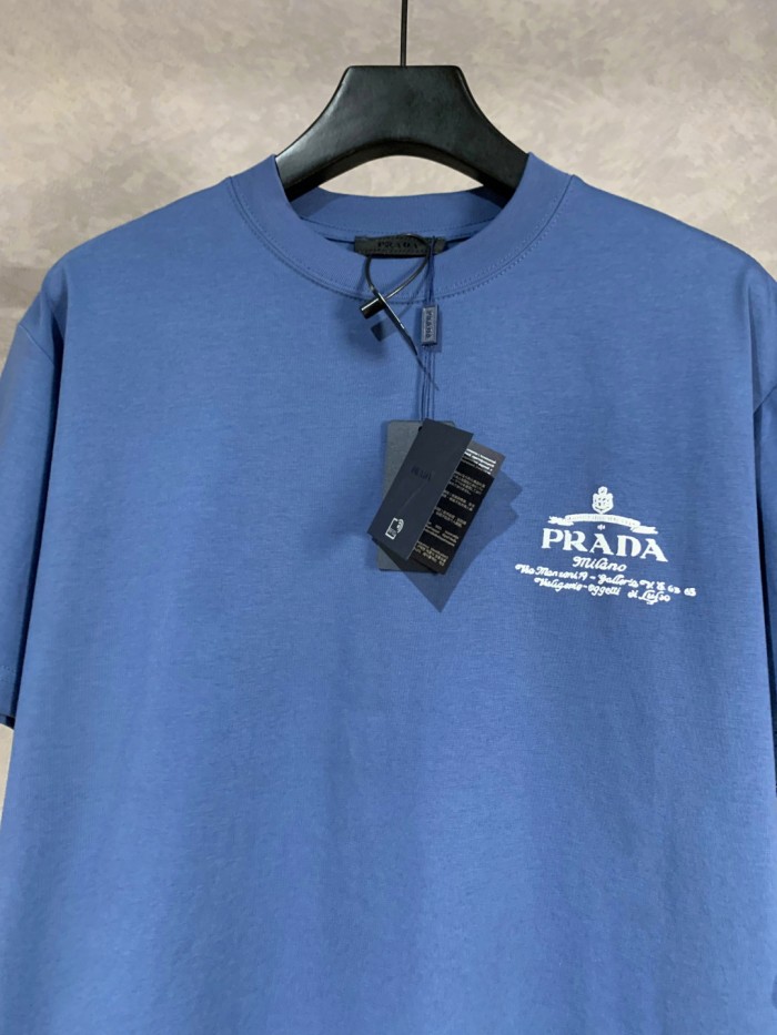Prada cotton short-sleeved T-shirt