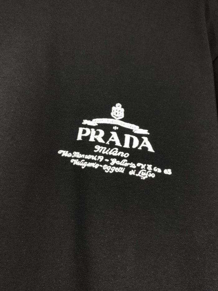 Prada cotton short-sleeved T-shirt