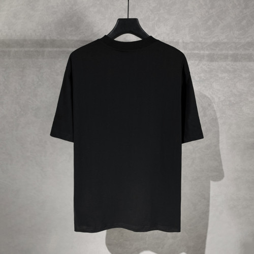Balenciaga Hand-painted wheat ears short-sleeved T-shirt