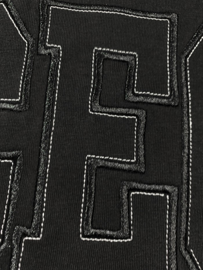 Balenciaga Ceo Team Logo Boxy T-shirt in Heather Grey/Black