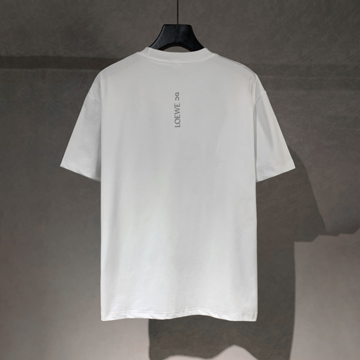 Loewe - Anagram Flowers Embroidered Cotton-Jersey T-shirt