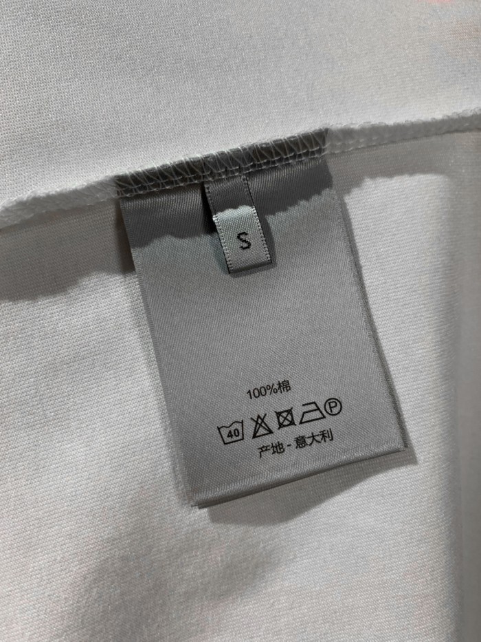 Dior Graffiti LOGO Short Sleeve T-shirt