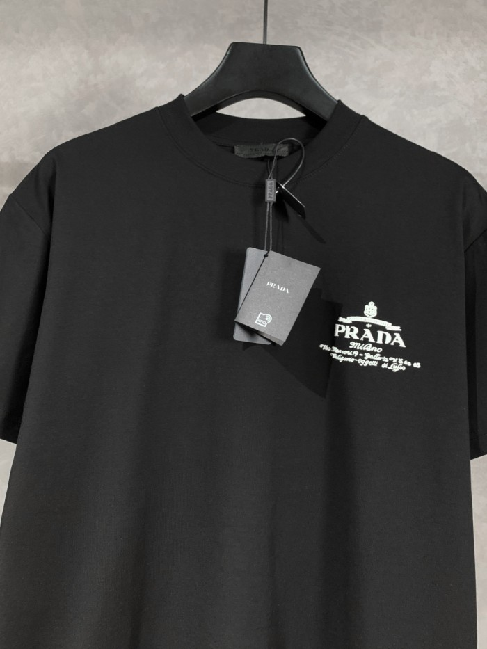 Prada cotton short-sleeved T-shirt