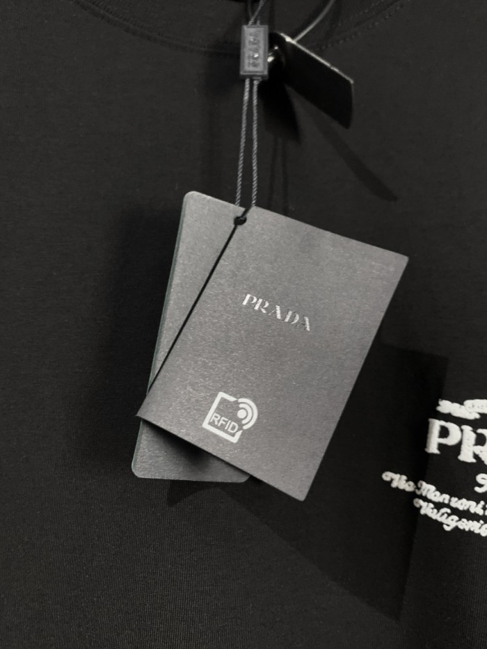 Prada cotton short-sleeved T-shirt