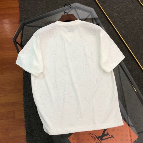LOEWE Jacquard Relaxed fit T-shirt in cotton White