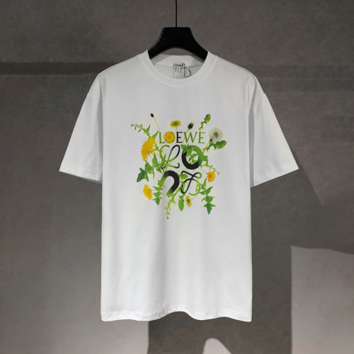 Loewe - Anagram Flowers Embroidered Cotton-Jersey T-shirt
