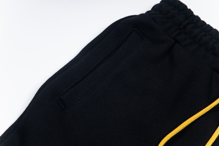 Rhude Green Logo Sweat Shorts