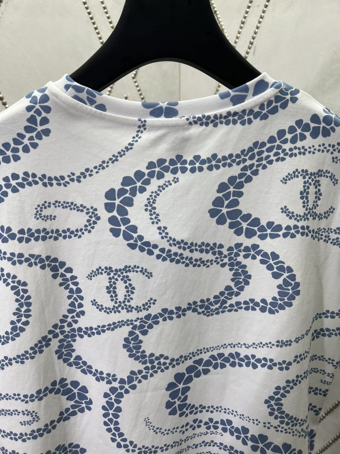 Chanel printed short-sleeved T-shirt