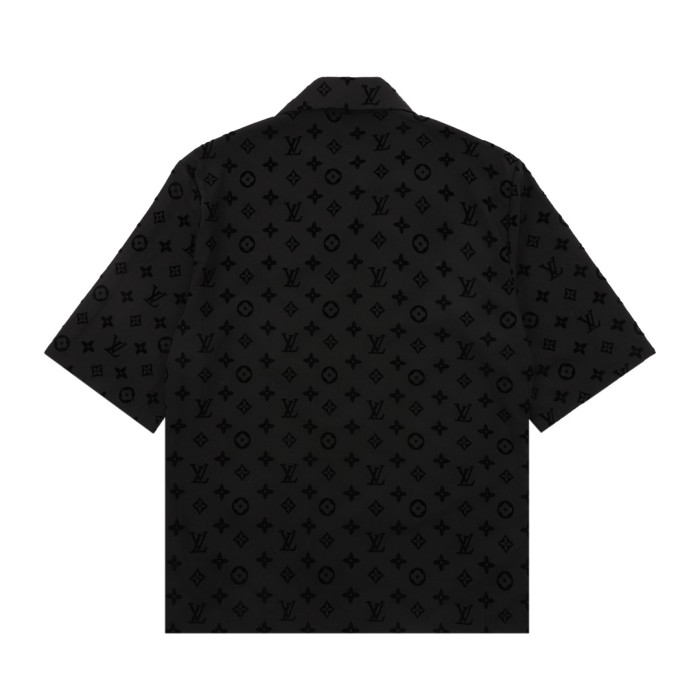 LOUIS VUITTON Jacquard Short-Sleeved Shirt - Men
