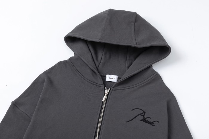 Rhude SSENSE Exclusive Black Script Hoodie