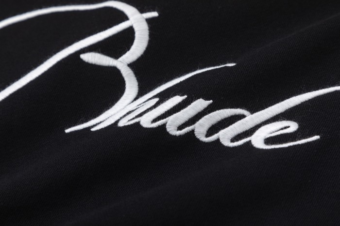 Rhude SSENSE Exclusive Black Script Hoodie
