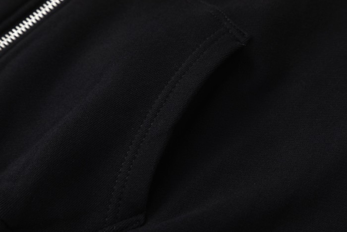 Rhude SSENSE Exclusive Black Script Hoodie