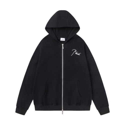 Rhude SSENSE Exclusive Black Script Hoodie
