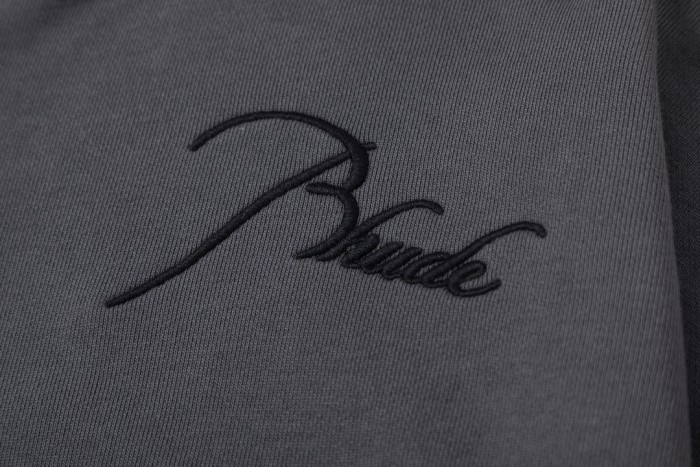 Rhude SSENSE Exclusive Black Script Hoodie