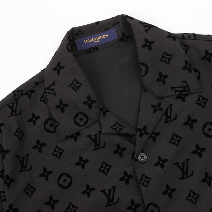 LOUIS VUITTON Jacquard Short-Sleeved Shirt - Men