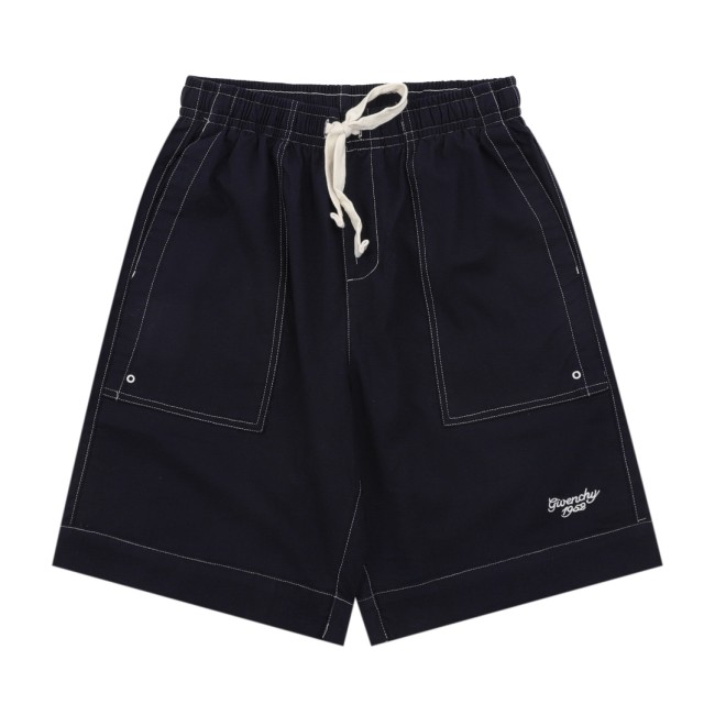 Givenchy Linen Bermuda Shorts - Blue