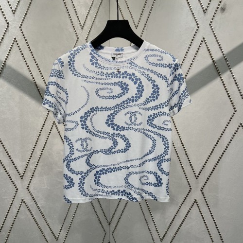 Chanel printed short-sleeved T-shirt