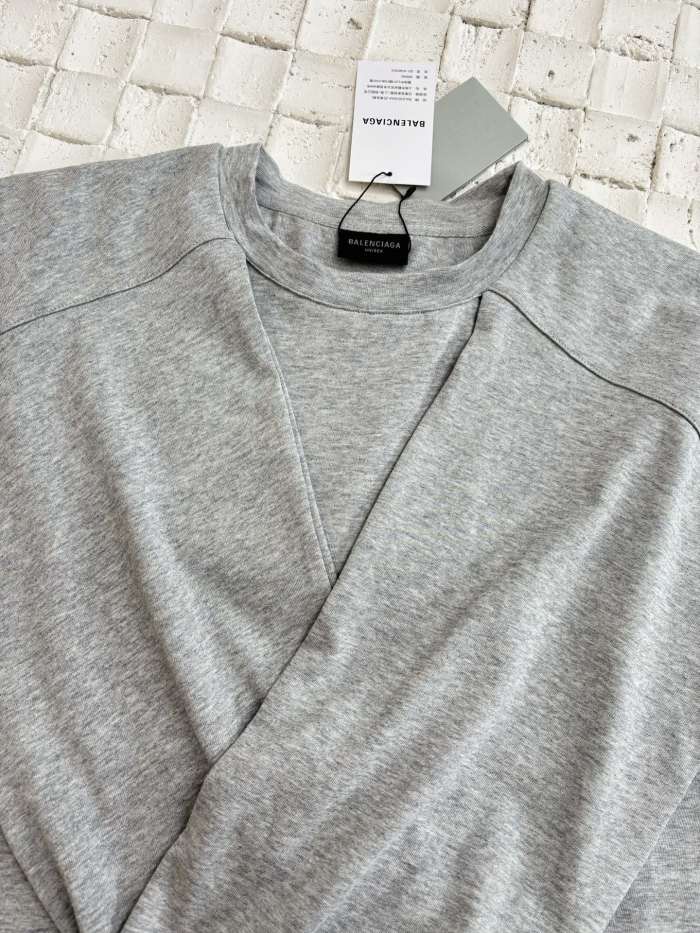 Balenciaga Fake two-piece four-sleeve cape short-sleeved T-shirt