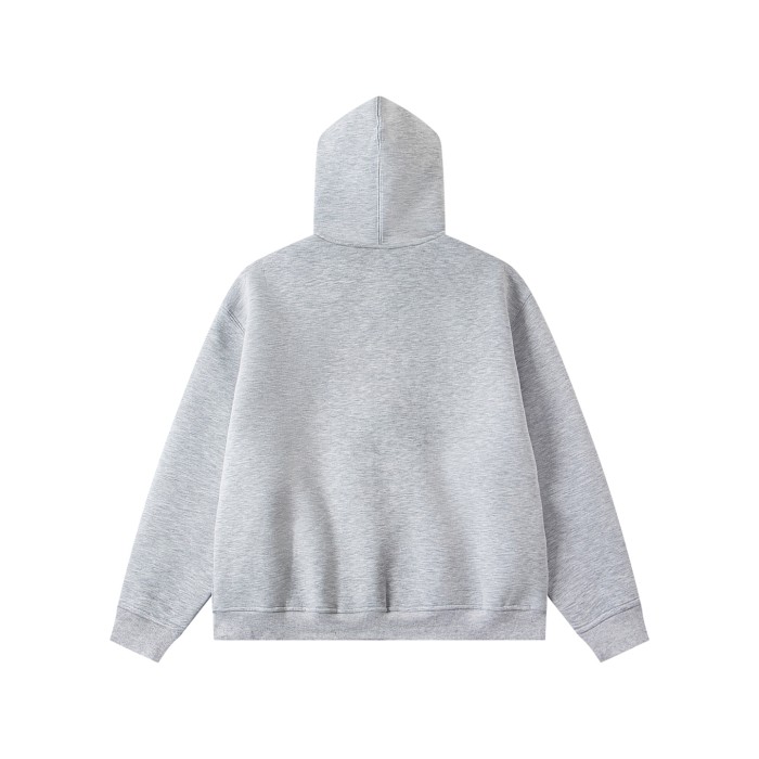 MiuMiu Logo Embroidered Patch Hooded Zip-up Sweatshirt