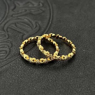 Chrome Hearts Tiny Fat CH Cross Pave diamonds Ring