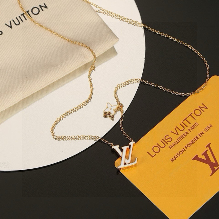 LV Iconic Enamel Necklace S00 - Fashion Jewelry