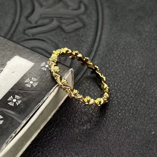 Chrome Hearts Tiny Fat CH Cross Pave diamonds Ring