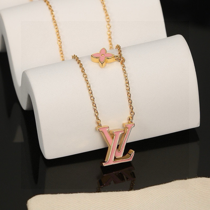 LV Iconic Enamel Necklace S00 - Fashion Jewelry