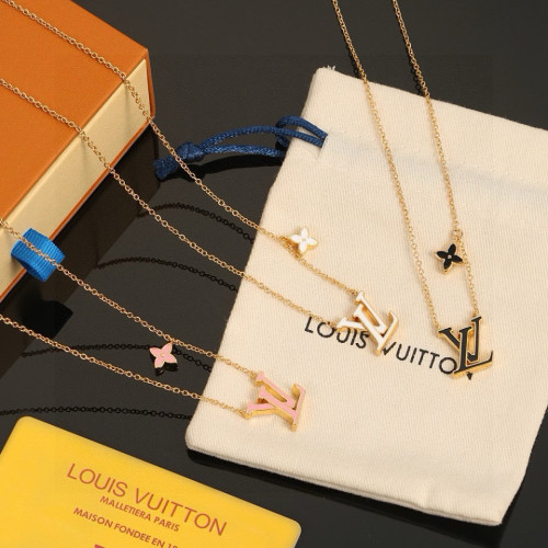 LV Iconic Enamel Necklace S00 - Fashion Jewelry