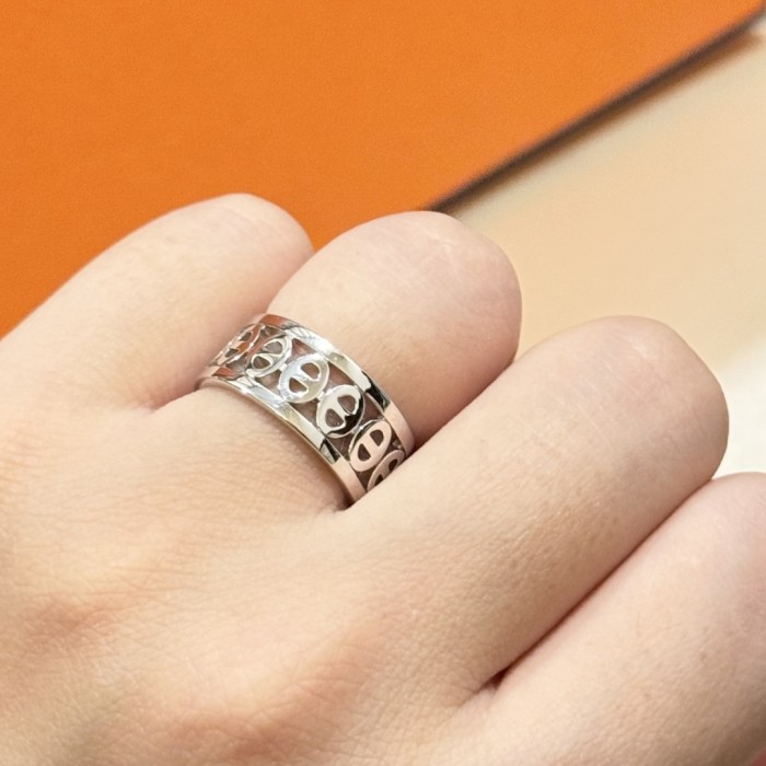 Chaine d'ancre Divine ring, small model  Hermès