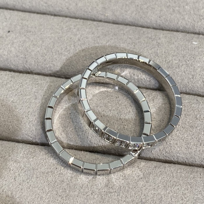 Luxury Ring Ice Cube Chopard Gold and Silver