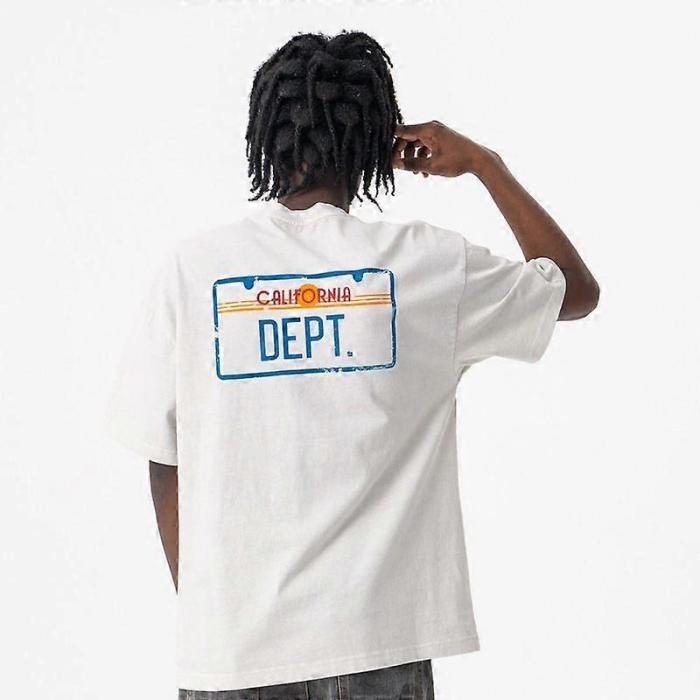 Gallery Dept. Logo-Print Cotton-Jersey T-Shirt - White