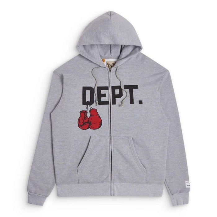 GALLERY DEPT. BOXING MERCH ZIP HOODIE
