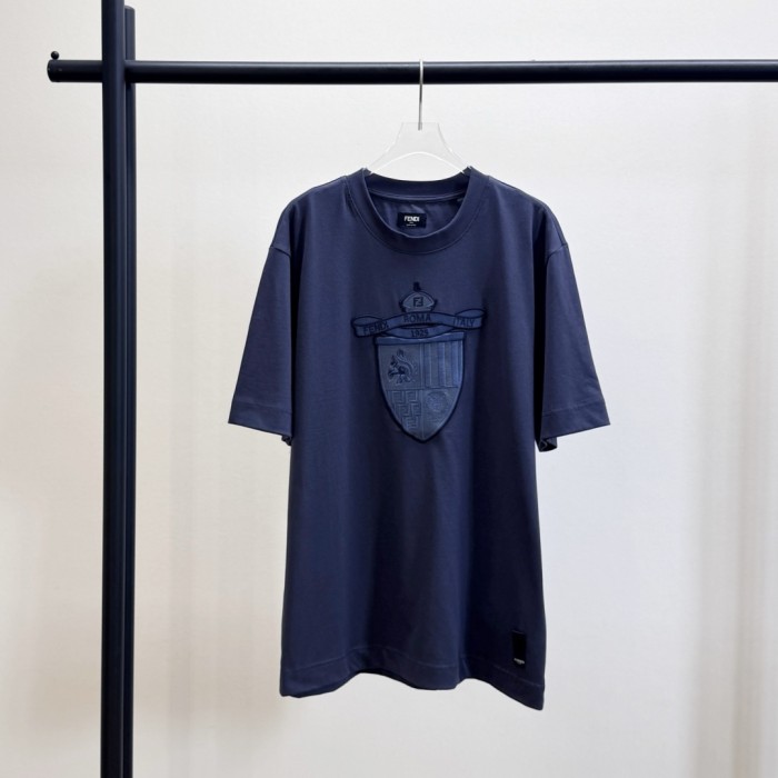 Fendi T-Shirt Cotton Blue