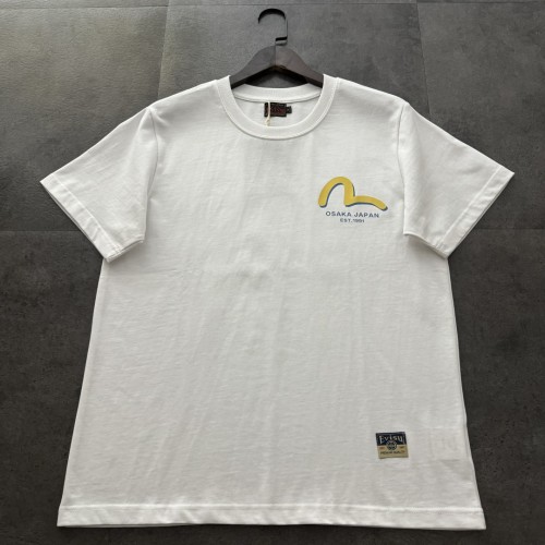 Evisu cotton t-shirt men's white