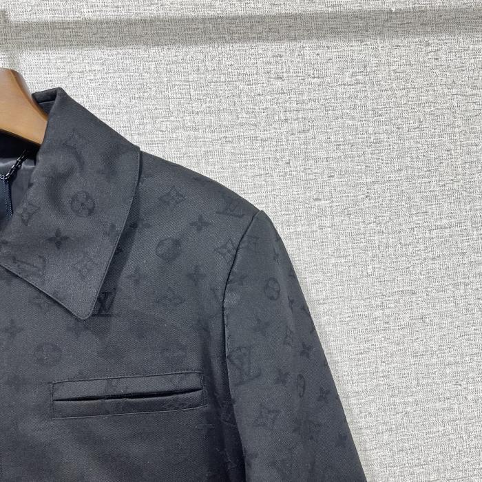 Louis Vuitton Monogram Jacquard Wool Jet Pocket Blouson - Men
