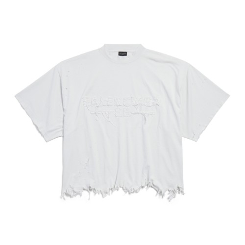 Balenciaga Diy Imprint T-shirt in Black Faded