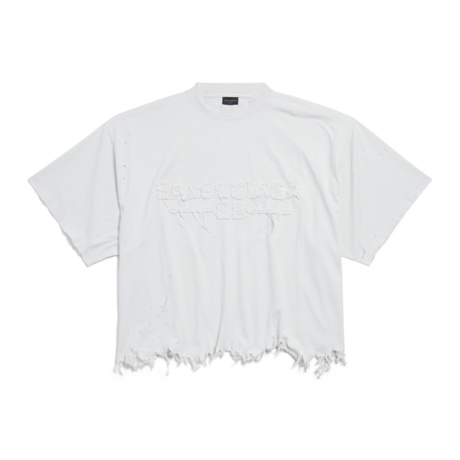 Balenciaga Diy Imprint T-shirt in Black Faded