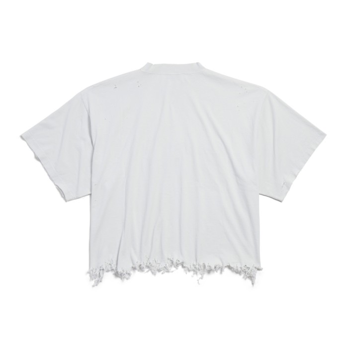 Balenciaga Diy Imprint T-shirt in Black Faded