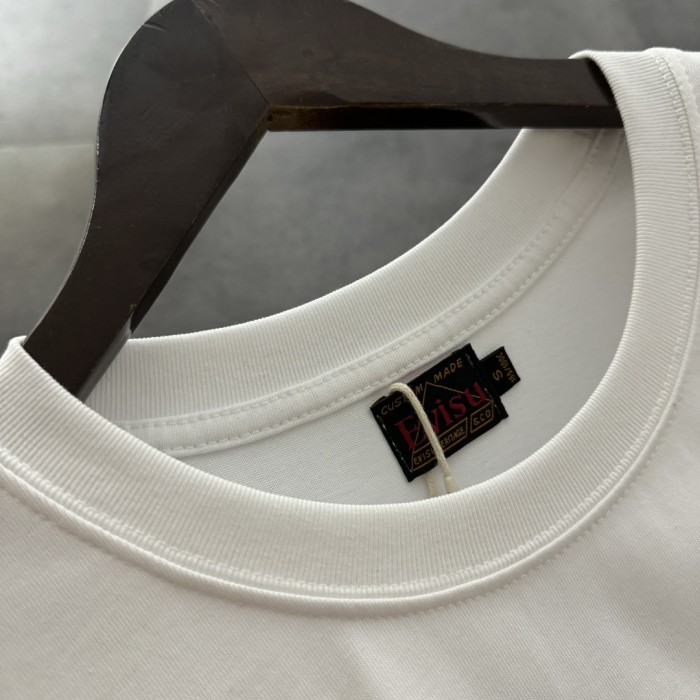 Evisu cotton t-shirt men's white