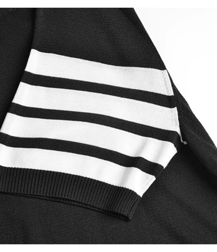 Thom Browne Fine Merino Wool 4-Bar Tee