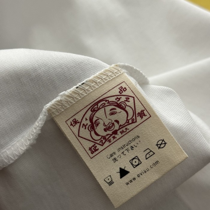 Evisu cotton t-shirt men's white