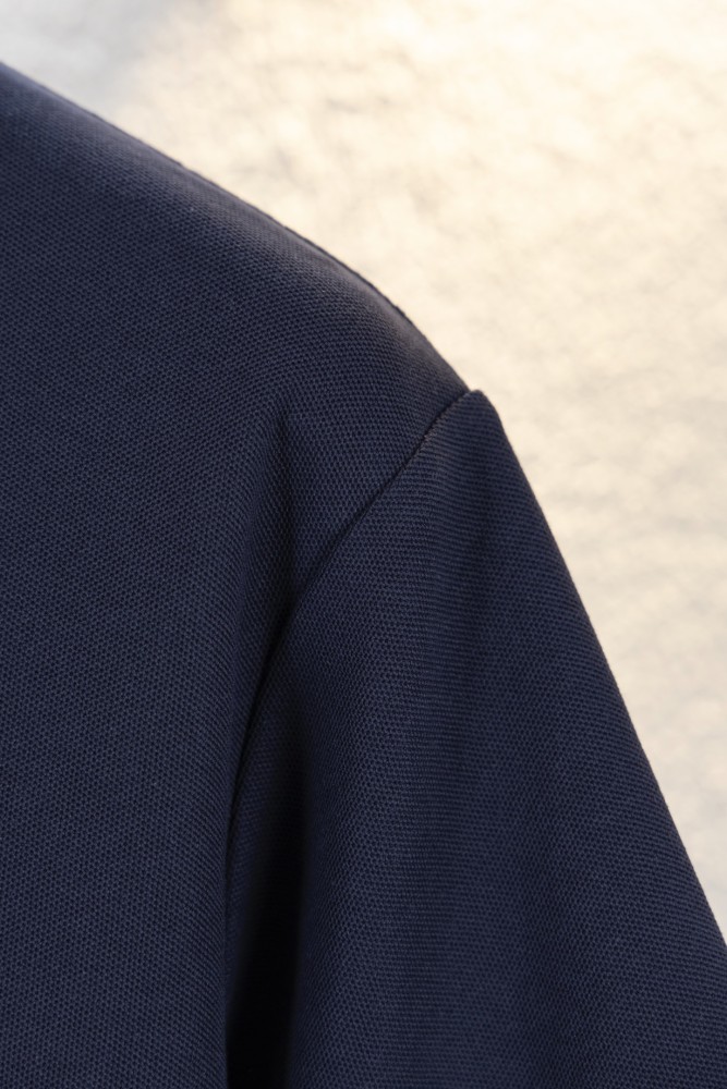 MiuMiu Short Sleeve Polo Top in Blue