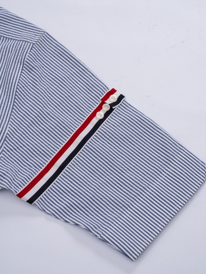 Thom Browne RWB Stripe Polo Shirt